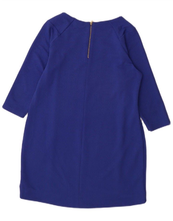 Abito a trapezio Petite con maniche a 3/4 da donna Marks & Spencer UK 12 Blu medio