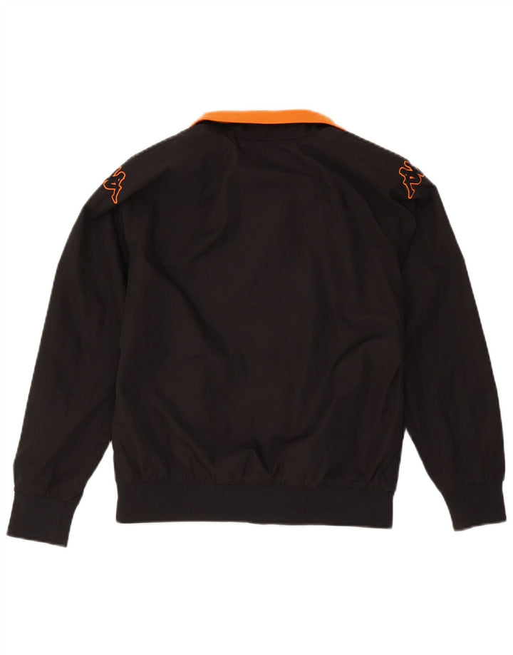Giubbotto bomber grafico Kappa Boys As Roma 11-12 anni color block nero