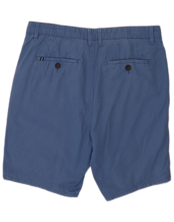Crew Clothing Pantaloncini chino da uomo W34 Large in cotone blu