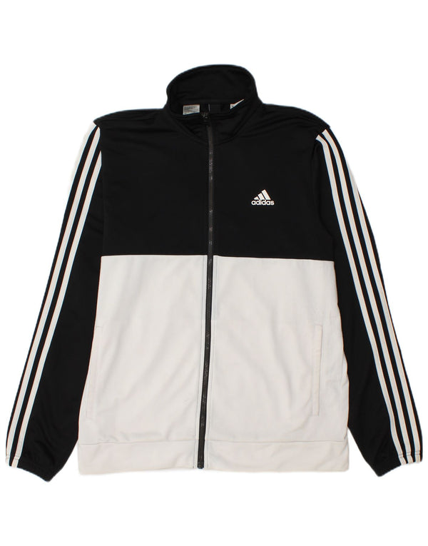 Giacca da tuta da uomo Adidas UK 40/42 Medium Black Colourblock