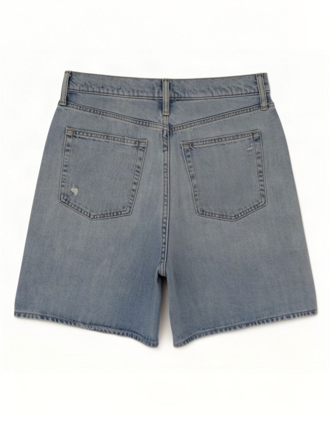 Pantaloncini di jeans invecchiati da donna Gap medi W28 cotone blu