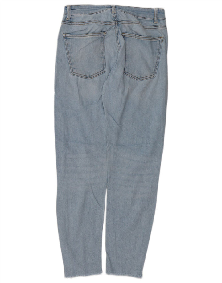 Jeans affusolati da donna ZARA EU 36 XS W26 L28 Blu cotone