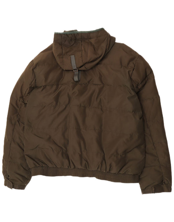 Giacca imbottita con cappuccio da uomo Levi's UK 42 XL Cachi