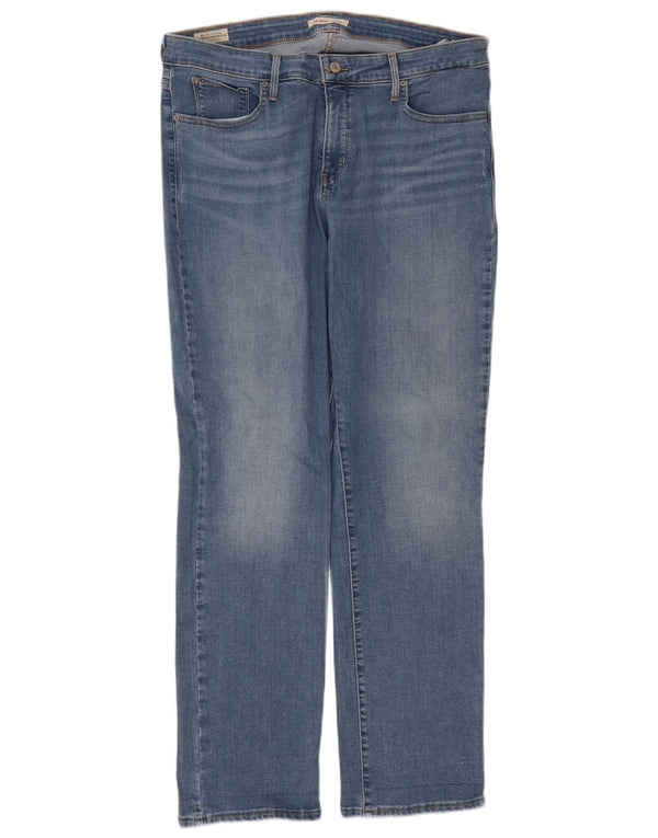 Jeans dritti modellanti da donna Levi's 314 W36 L32 cotone blu