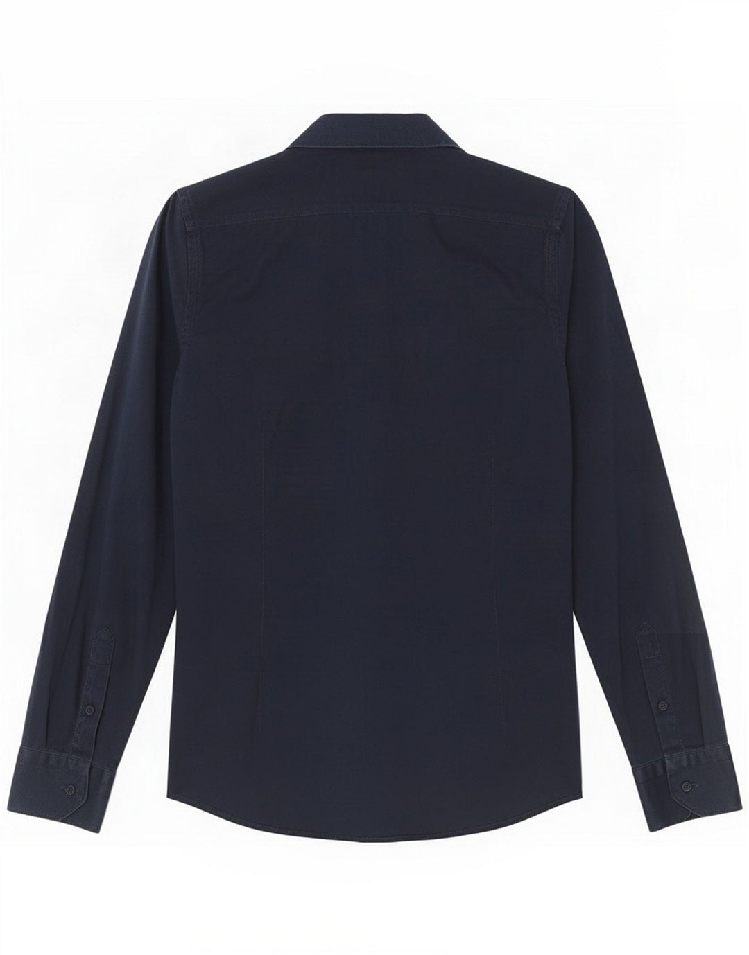 Camicia vintage da uomo taglia 38 media cotone blu navy