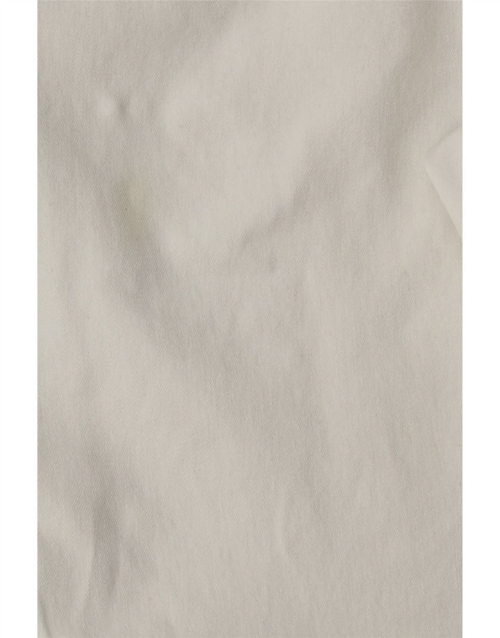 Pantaloni casual dritti da donna RALPH LAUREN US 12 Large W32 L27 Bianco