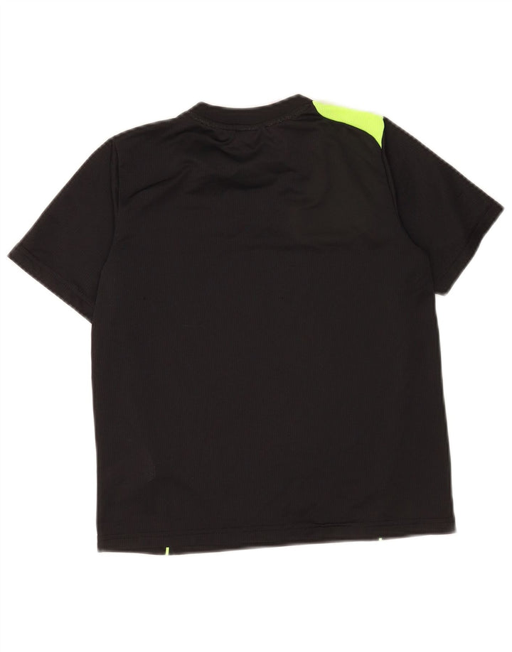 T-shirt grafica da ragazzo Adidas Top 9-10 anni in poliestere color block nero