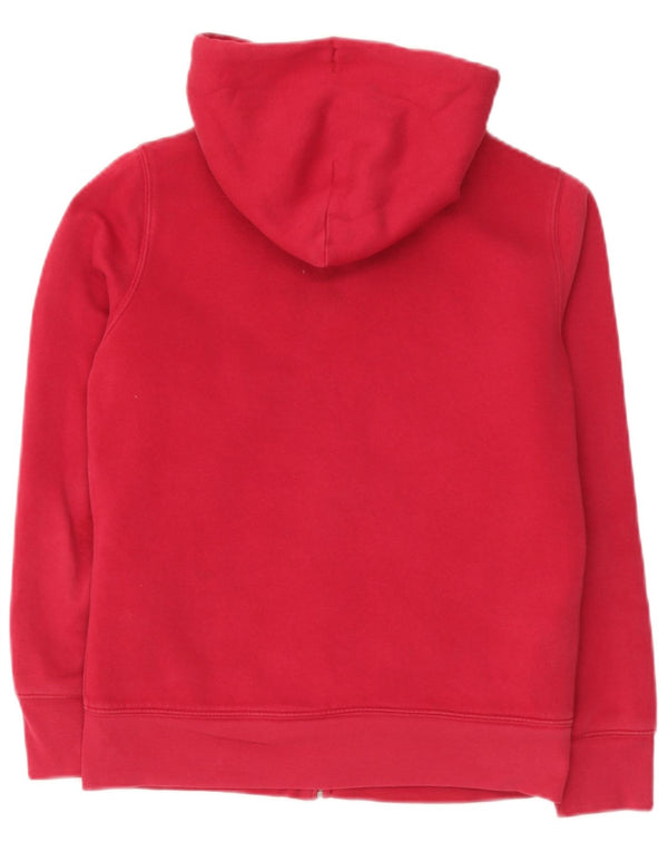 Gap Felpa con cappuccio grafica da donna UK 10 Small Rosso Cotone