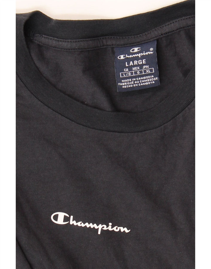 T-shirt da uomo CHAMPION Top grande blu navy