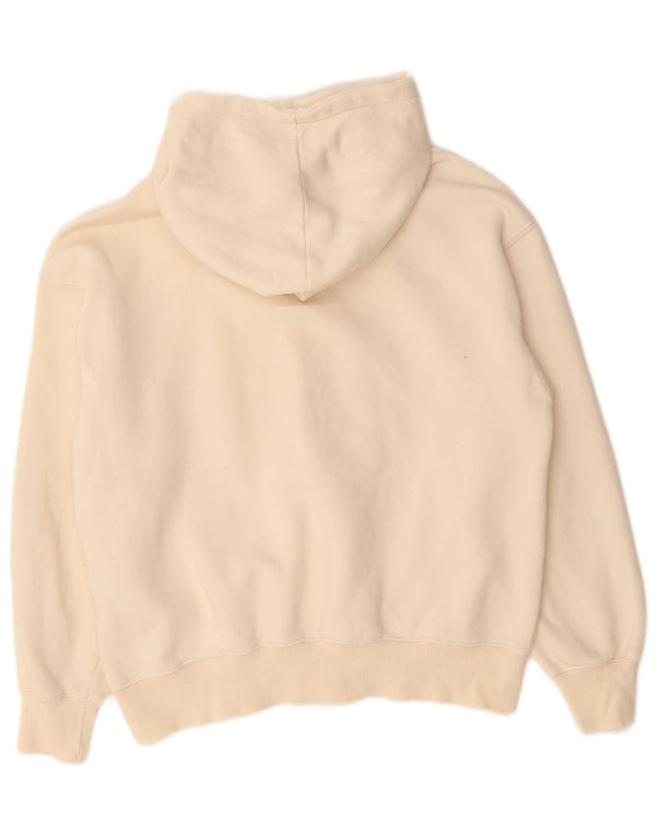Maglia con cappuccio per ragazze ZARA 13-14 anni in cotone bianco sporco