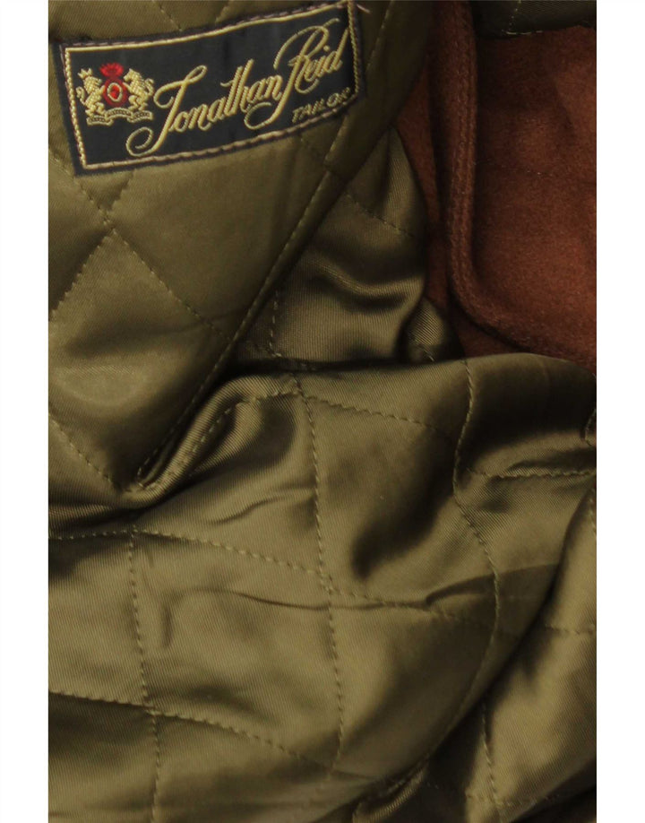 Soprabito vintage da uomo UK 40 grande color block marrone