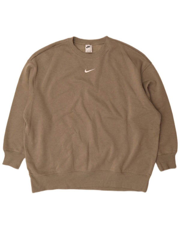 Felpa da donna Nike Jumper UK 18 XL cotone grigio