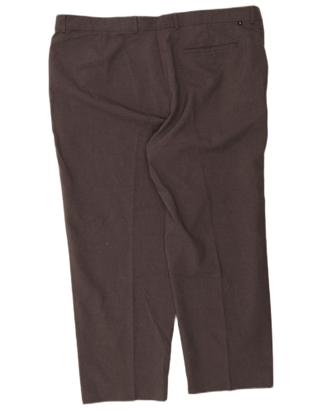 Pantaloni chino dritti da uomo Farah W48 L29 poliestere grigio