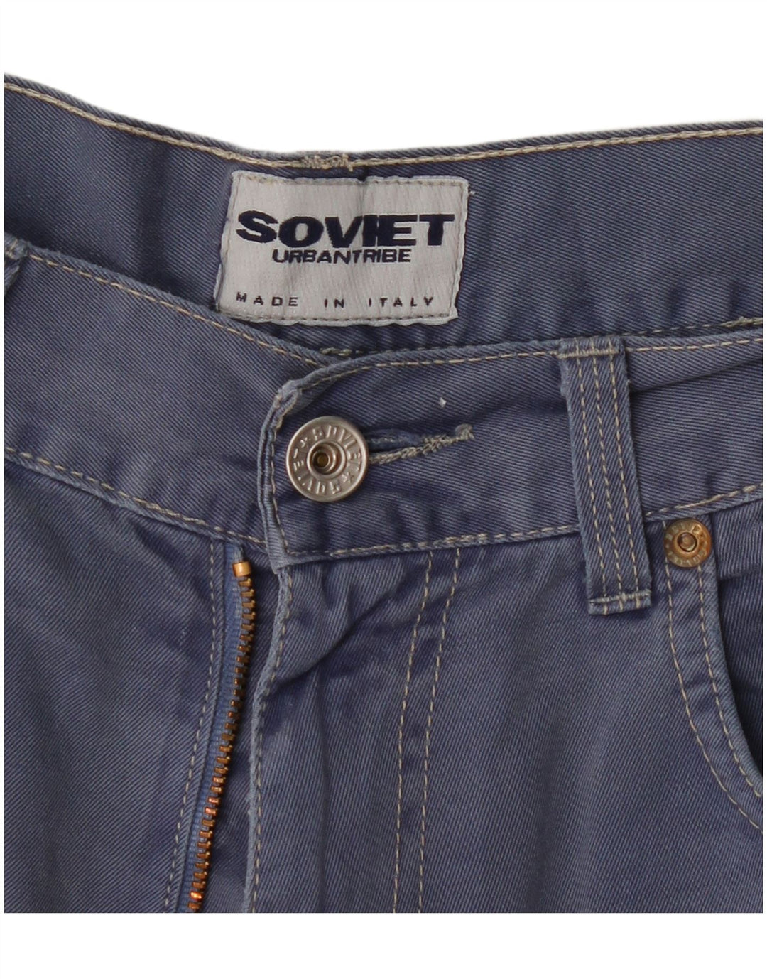 Pantaloncini cargo vintage da uomo W34 grandi blu navy