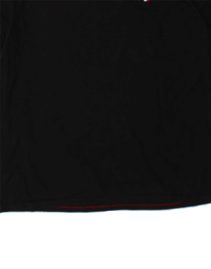 TOMMY HILFIGER Mens T-Shirt Top Large Black Cotton Vintage Tommy Hilfiger and Second-Hand Tommy Hilfiger from Messina Hembry 