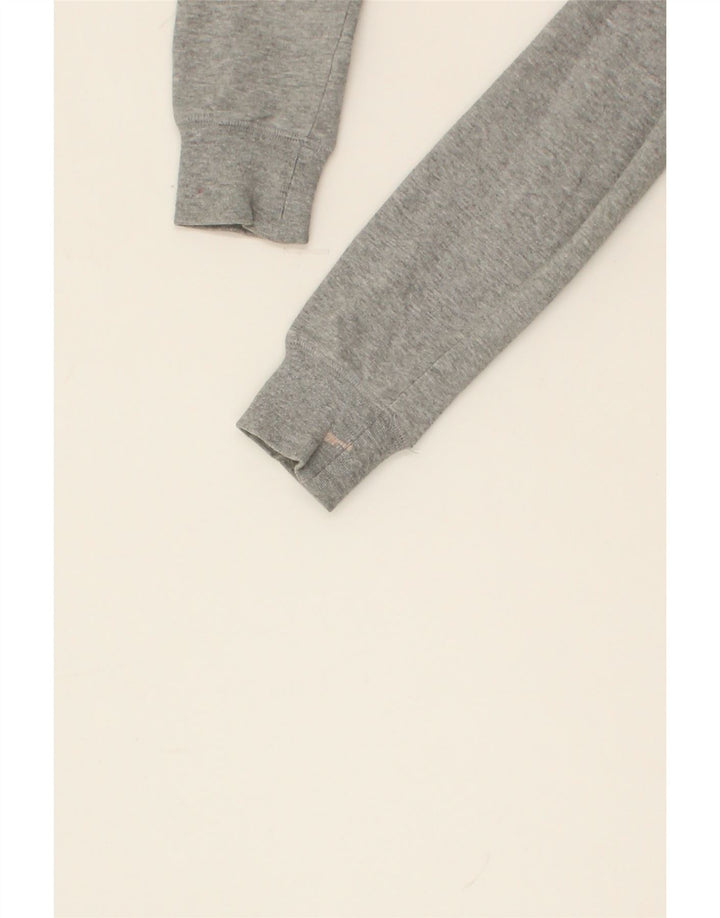 NIKE Womens Zip Hoodie Sweater UK 10 Small Grey Polyester Vintage Nike and Second-Hand Nike from Messina Hembry 