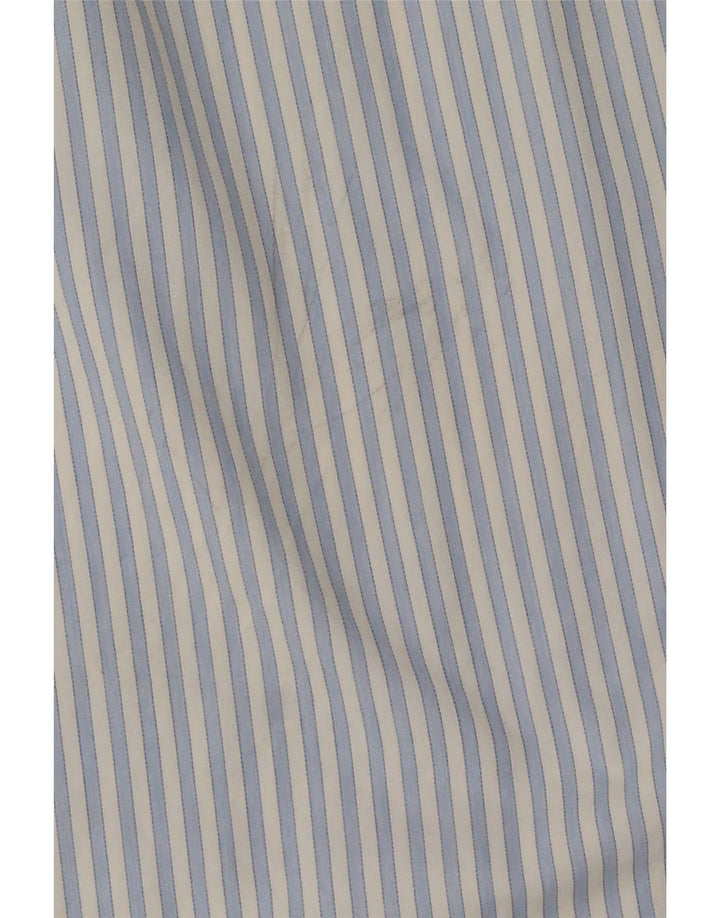 Camicia da uomo Ellesse XL in cotone a righe blu