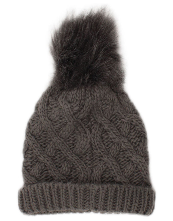Cappello Bobble da donna Trussardi in maglia taglia unica grigio acrilico invernale
