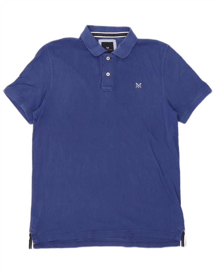 Crew Clothing Polo da uomo grande in cotone blu