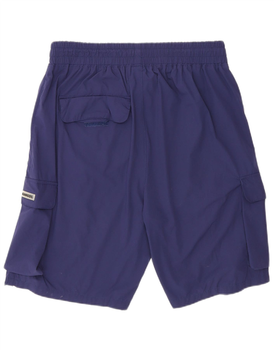 Pantaloncini sportivi cargo da uomo Kangol XL in nylon blu navy