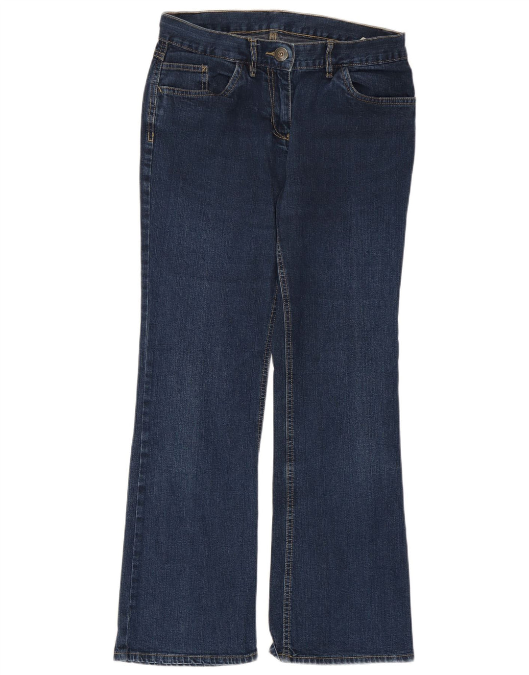 Jeans Bootcut da donna Marks & Spencer UK 10 Small W28 L28 Cotone blu navy