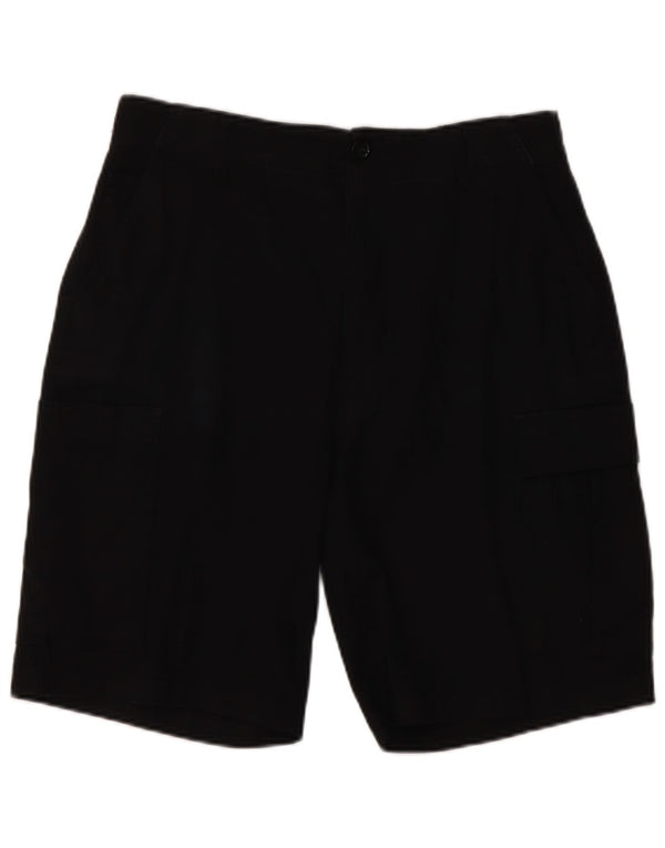 Pantaloncini cargo da uomo Zara EU 42 Large W32 cotone nero