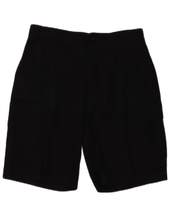 Pantaloncini cargo da uomo Zara EU 42 Large W32 cotone nero