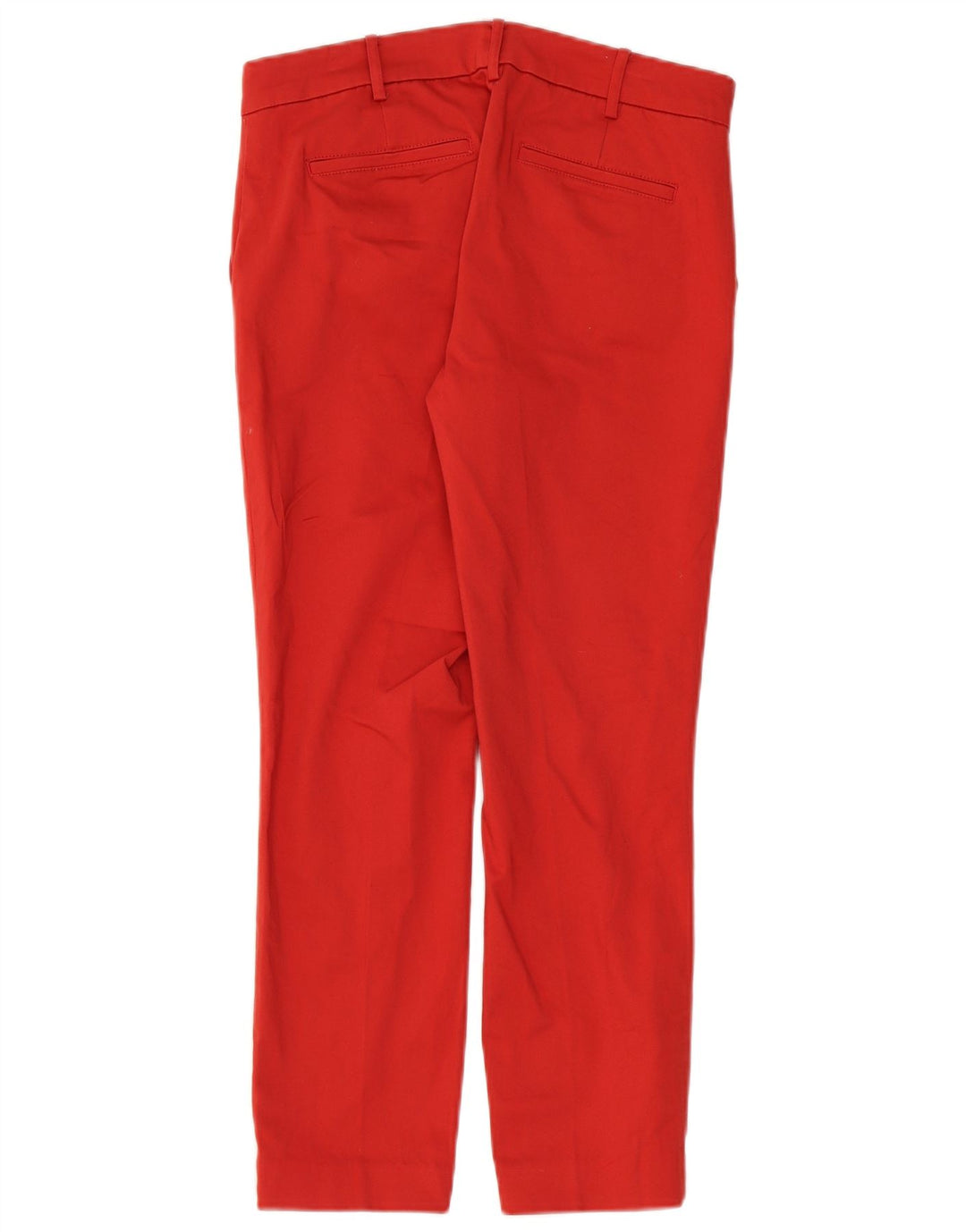 Pantaloni chino slim da donna RALPH LAUREN US 6 medi W32 L26 cotone rosso