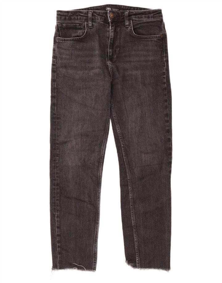 Jeans slim da donna Zara EU 40 medio W30 L27 Grigio