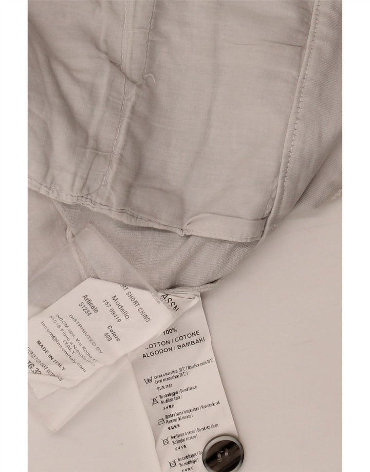 POLO ASSN. Pantaloncini chino da uomo W32 cotone bianco medio