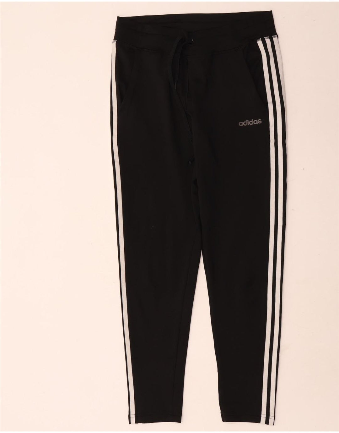 Pantaloni da tuta da donna Adidas UK 8/10 Small Nero Poliestere