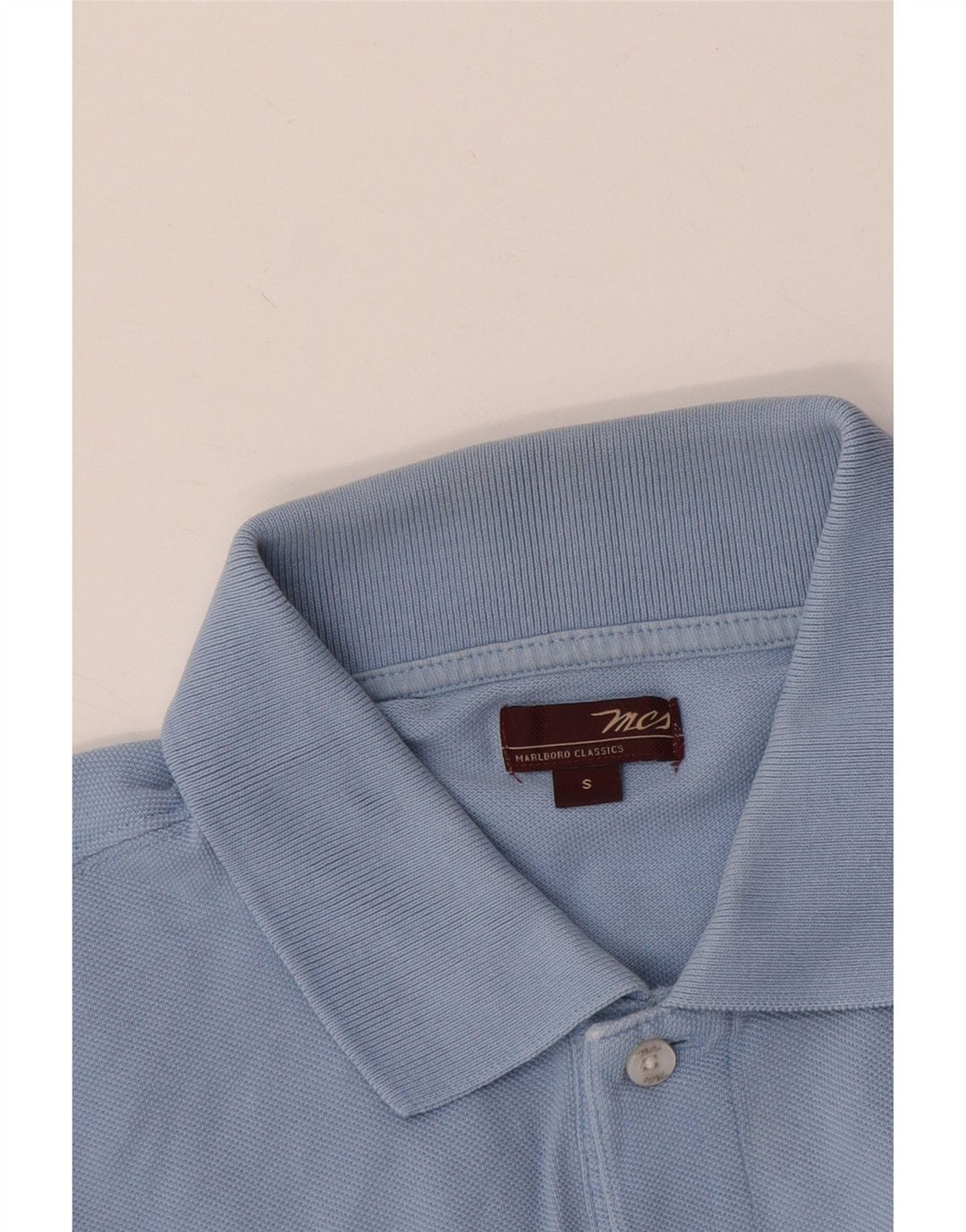 Polo da uomo Marlboro Classics piccola blu