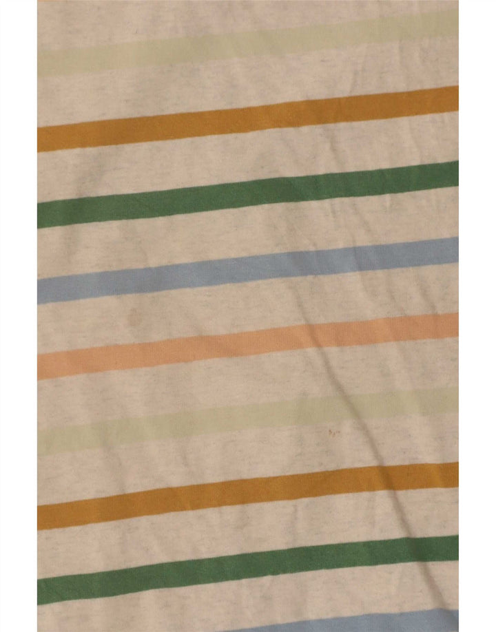 T-shirt da uomo Fat Face Top 2XL cotone a righe multicolore