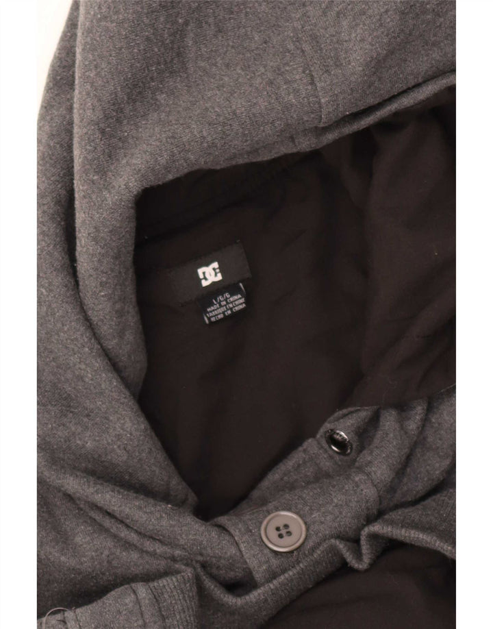 Giacca utility con cappuccio da uomo DC UK 40 grande grigia