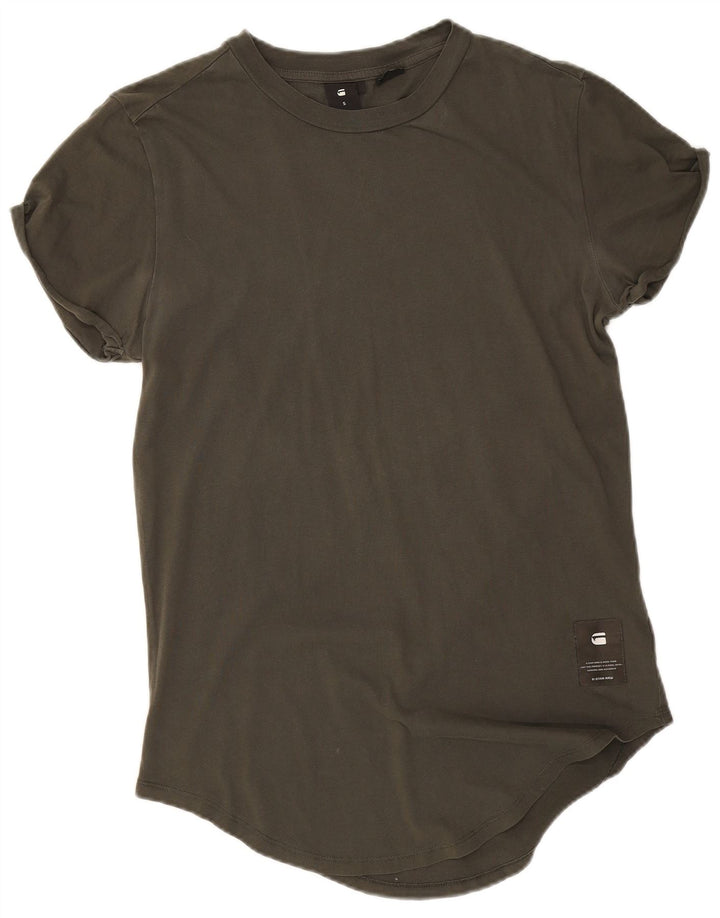 T-shirt G-Star da uomo Lash Top piccola in cotone kaki