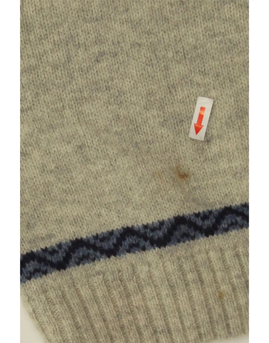 Maglione maglione girocollo da uomo Bramante IT 50 Grigio medio Fair Isle New Wool