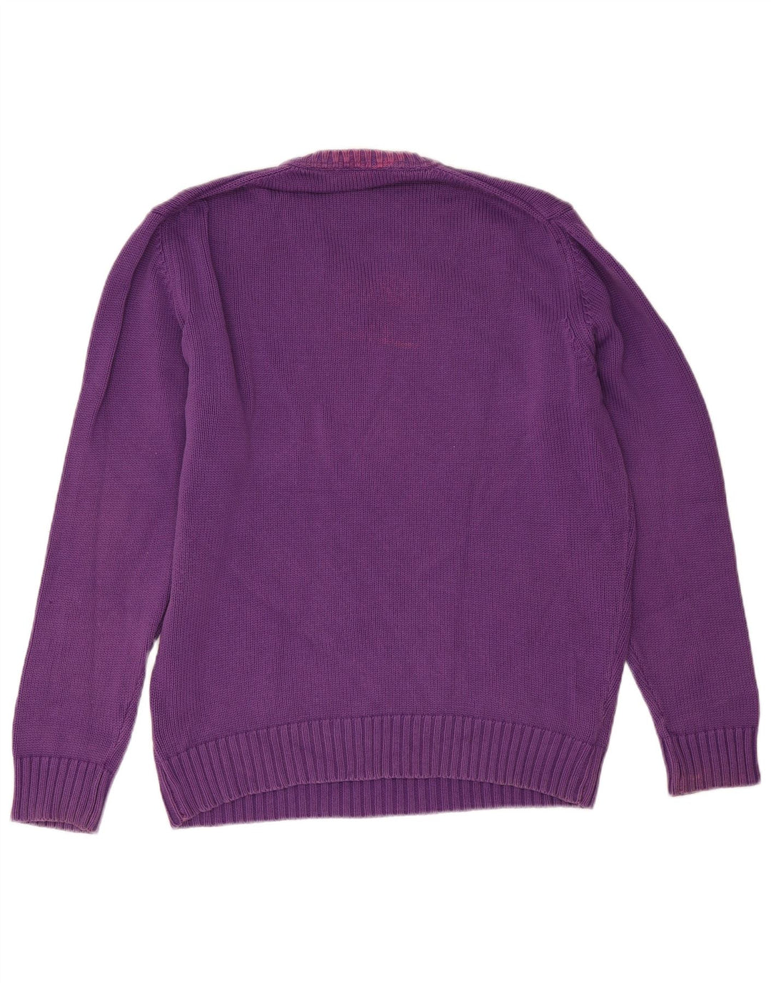 Maglione Zara da uomo con scollo a V grande viola