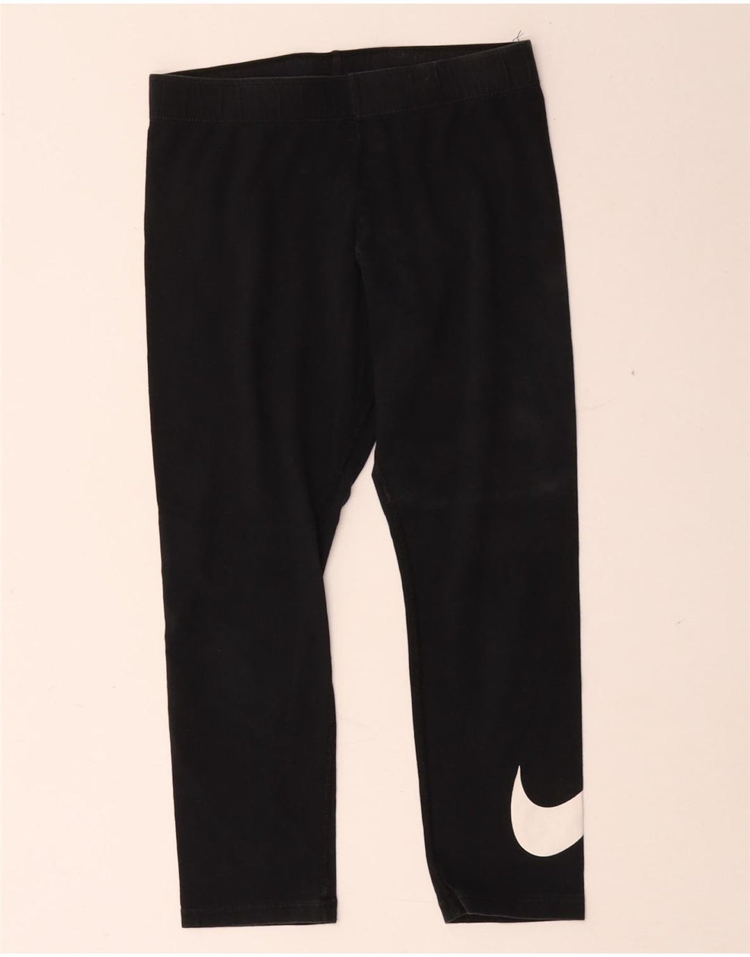 Leggings Nike Graphic Capri da donna UK 8 piccoli in cotone nero