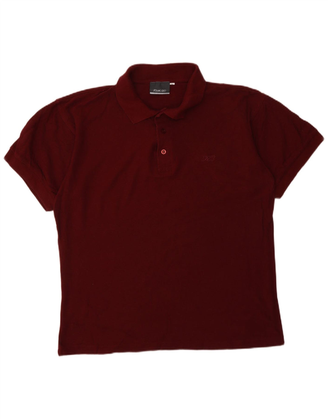 Polo REEBOK da uomo grande rossa