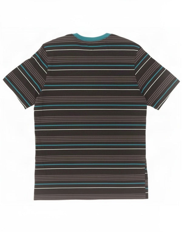 T-shirt da uomo Nike Top grande in cotone a righe nere