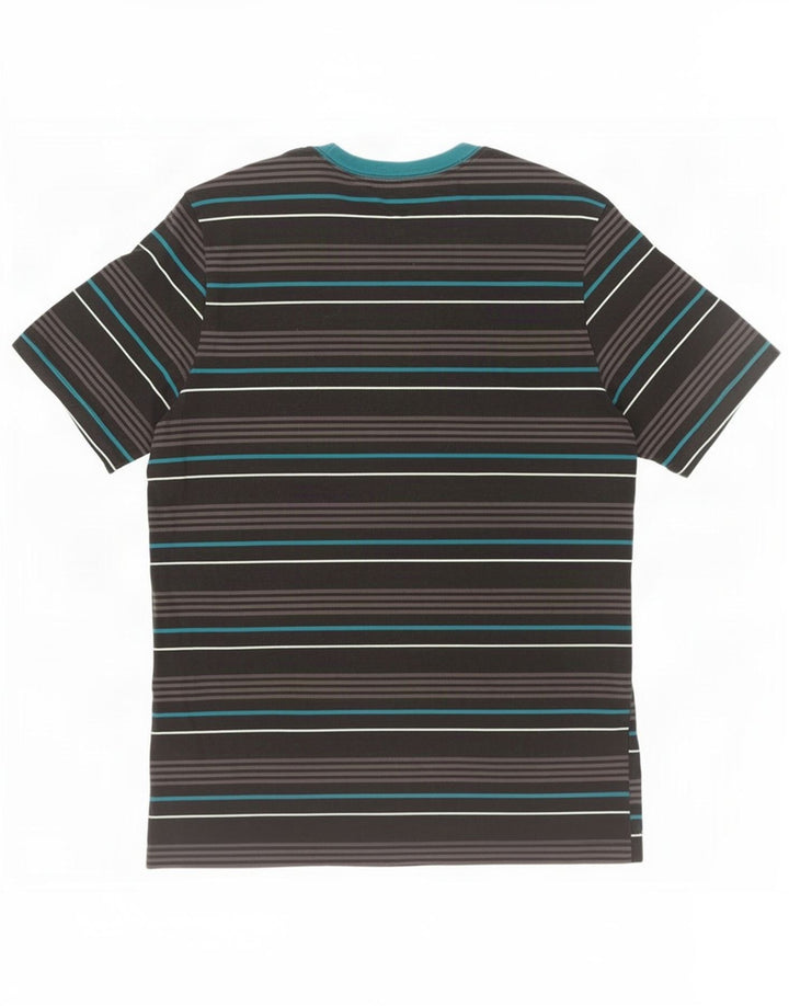 T-shirt da uomo Nike Top grande in cotone a righe nere