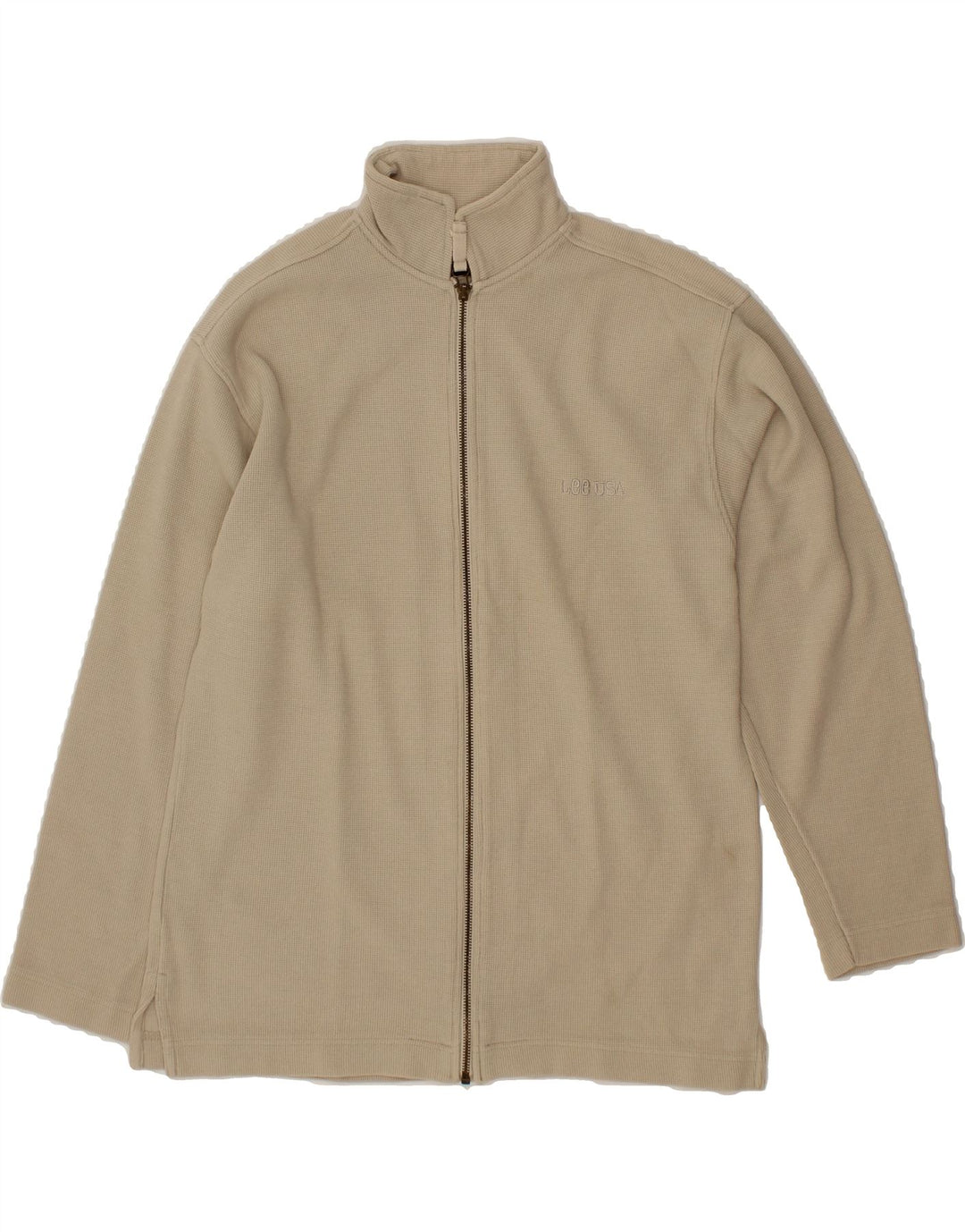 LEE Mens Tracksuit Top Jacket Small Beige Cotton Vintage Lee and Second-Hand Lee from Messina Hembry 