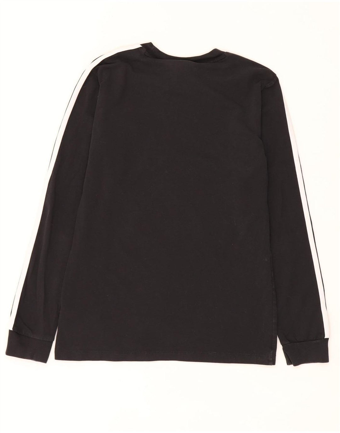Top Adidas da donna a manica lunga UK 10 piccolo cotone nero