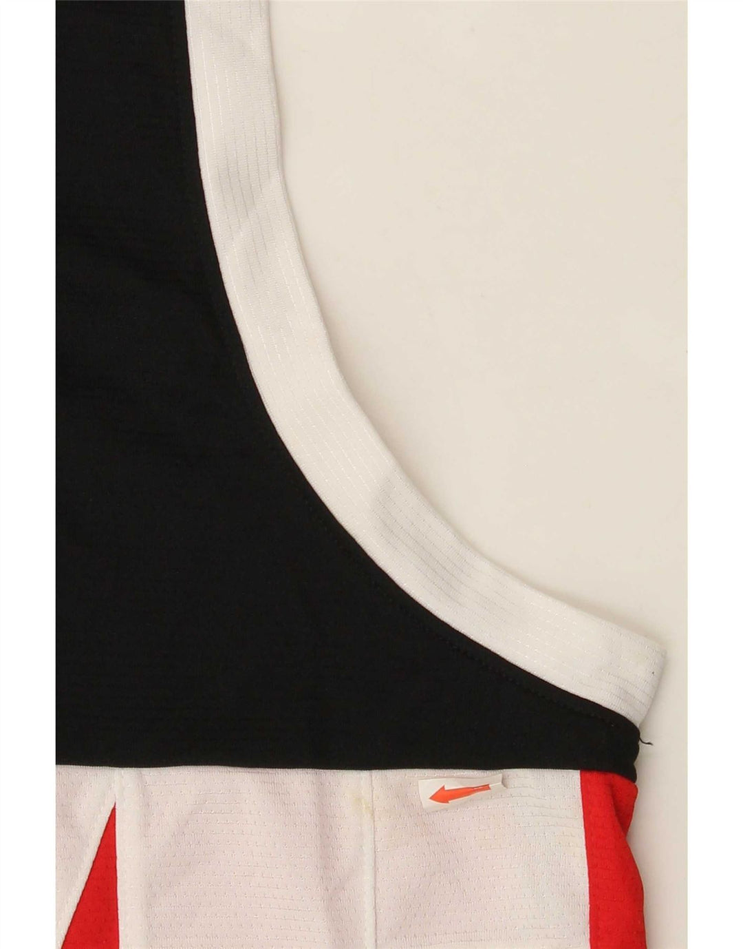 Nike - Canotta grafica da uomo, grande, in poliestere color block rosso
