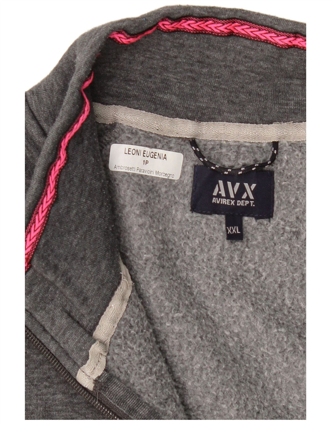 Giacca da tuta da donna Avirex UK 20 2XL Cotone grigio