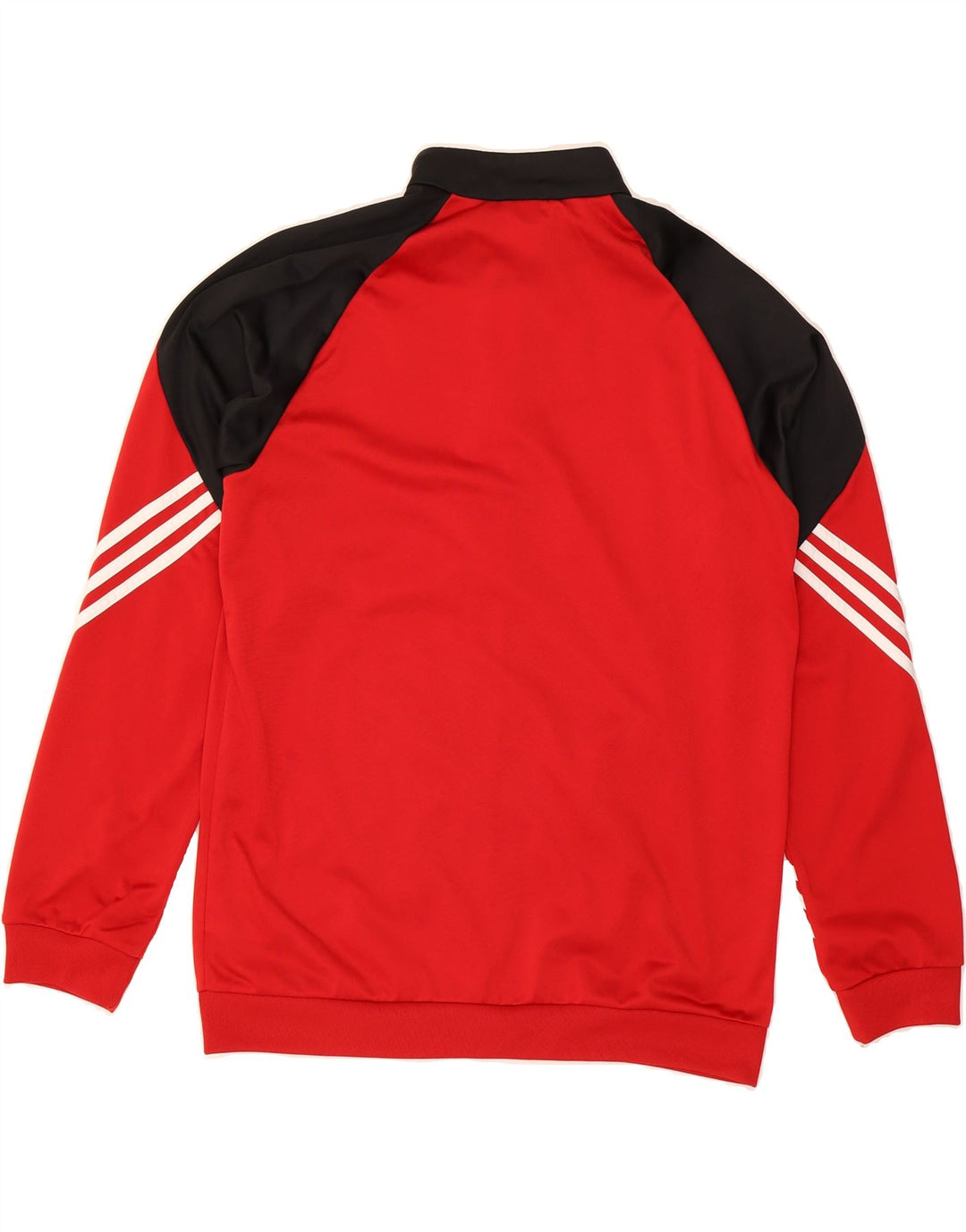 ADIDAS Mens Tracksuit Top Jacket Large Red Colourblock Polyester Vintage Adidas and Second-Hand Adidas from Messina Hembry 