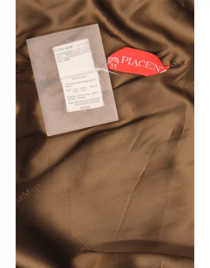 Cappotto oversize da donna Max Mara UK 12 Lana marrone medio