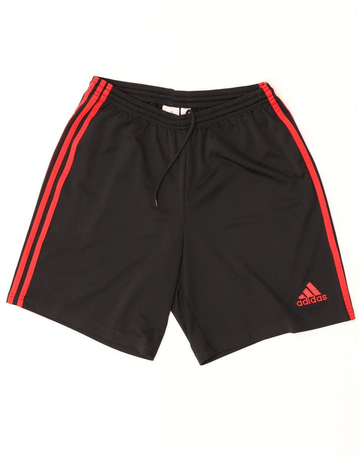 Pantaloncini sportivi Adidas da uomo medi neri