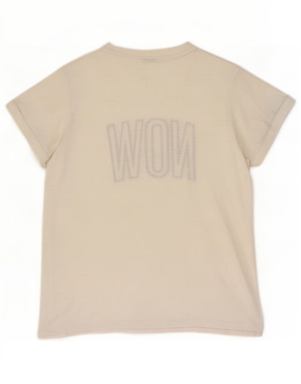 T-shirt grafica da uomo Benetton Top in cotone bianco medio