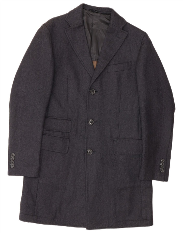 LUIGI BIANCHI Giacca blazer lunga da uomo IT 48 Medio Blu Navy Classico